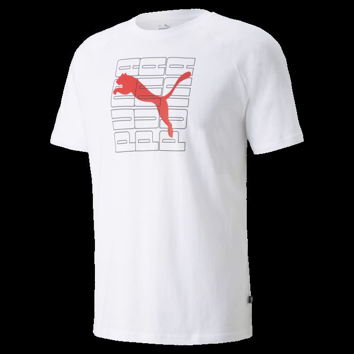 T-shirt Homme Graphique Puma Canada Blanc