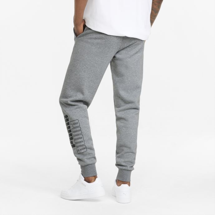Pantalon De Survêtement Puma Canada Power Gris Moyen Chiné Pour Hommes