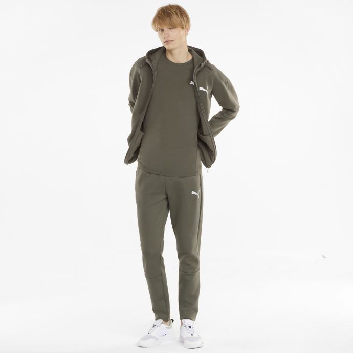 Chandail à Capuchon Evostripe à Glissière Pleine Longueur Pour Hommes Feuille De Raisin Puma Canada
