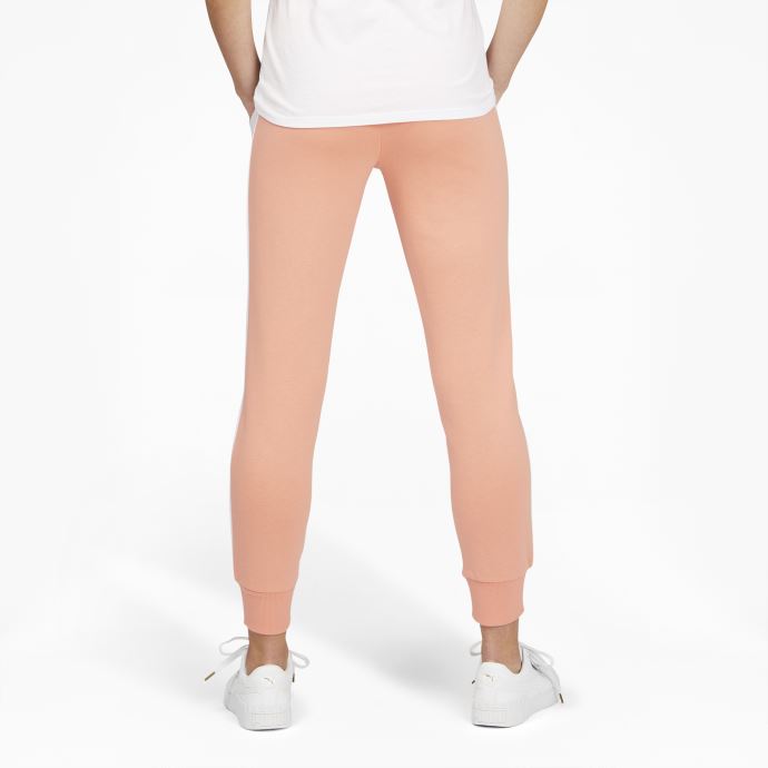 Puma Canada Pantalon De Survêtement Iconique T7 Rose Pêche-blanc Pour Femme