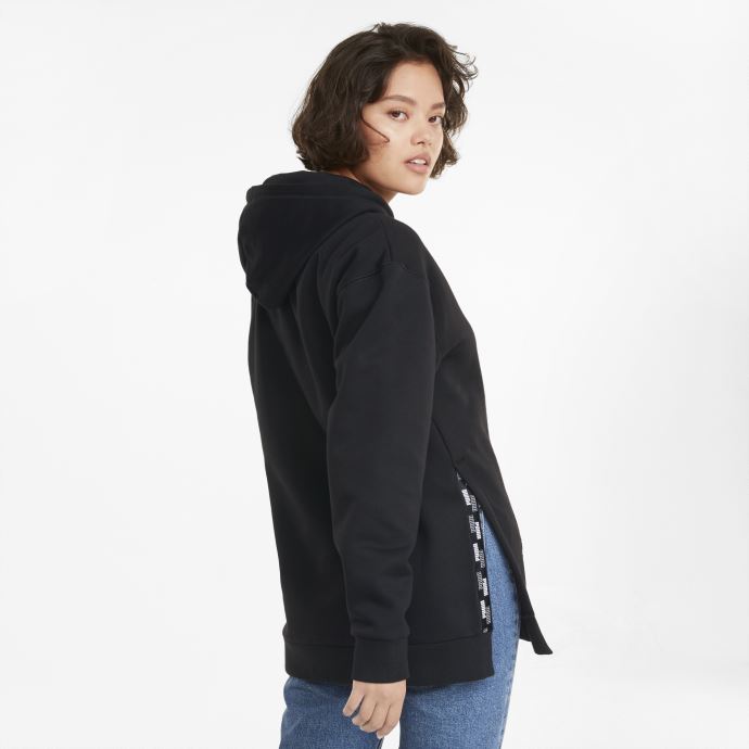 Sweat à Capuche Power Allongé Pour Femme Noir Puma Canada