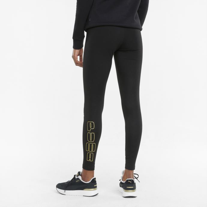 Legging Femme Puma Canada Holiday Noir-or