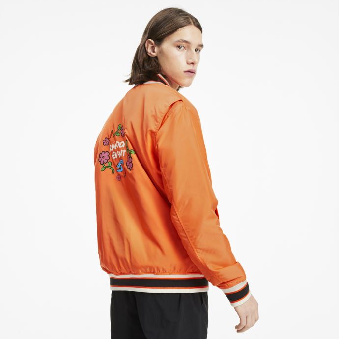 Blouson Aviateur Puma Canada X Randomevent Orange Vermillon