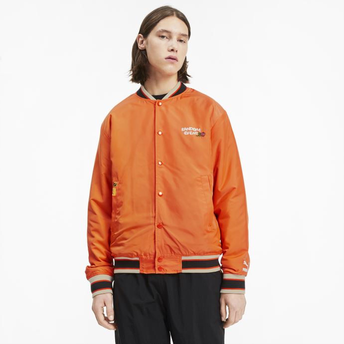 Blouson Aviateur Puma Canada X Randomevent Orange Vermillon
