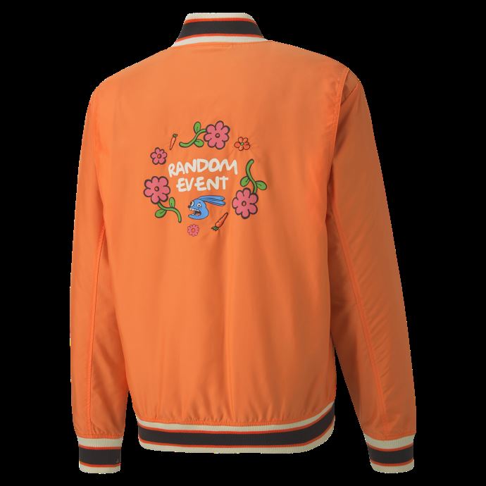 Blouson Aviateur Puma Canada X Randomevent Orange Vermillon

