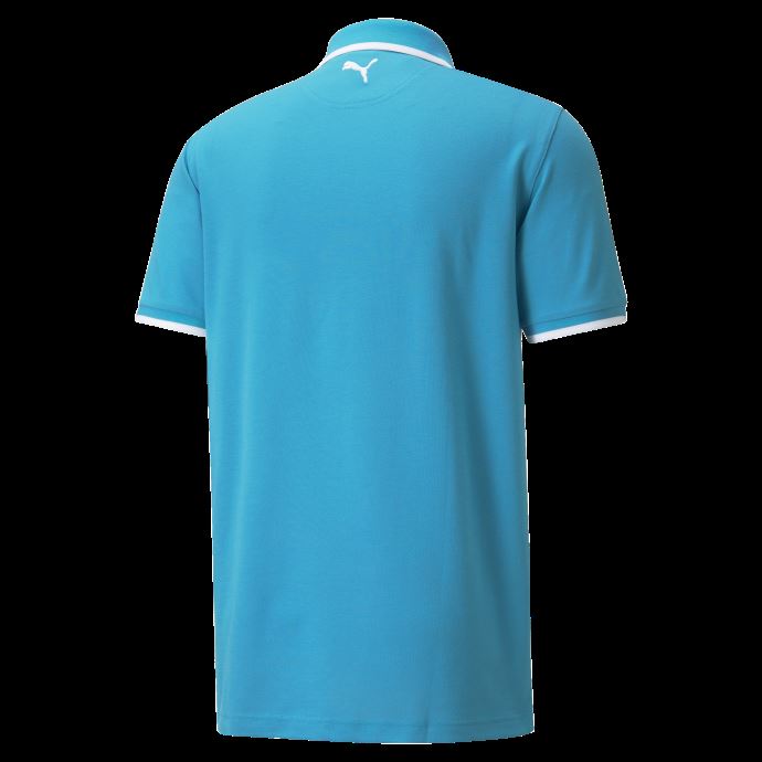 Puma Canada X Arnold Palmer Polo De Golf à Liseré Pour Homme Bleu Alger