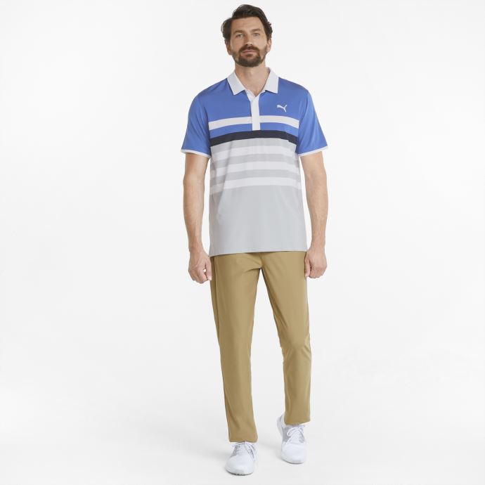 Polo De Golf Mattr One Way Homme Puma Canada Bright Cobalt-bright White
