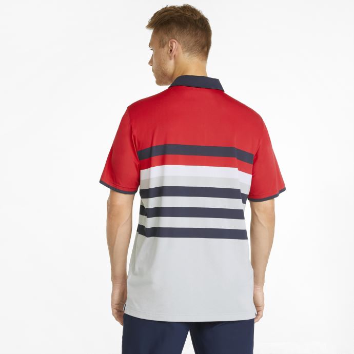 Polo De Golf Puma Canada Patrouille-bright White Mattr One Way Pour Homme