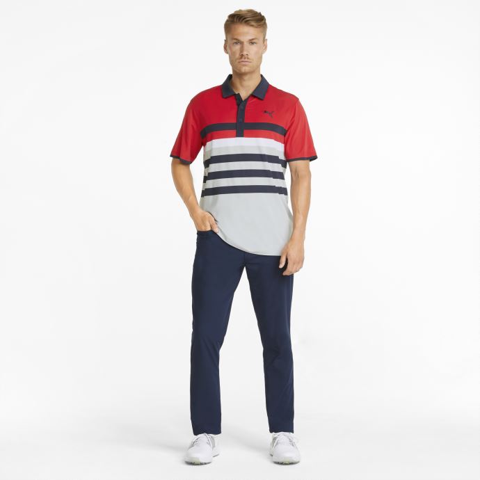 Polo De Golf Puma Canada Patrouille-bright White Mattr One Way Pour Homme
