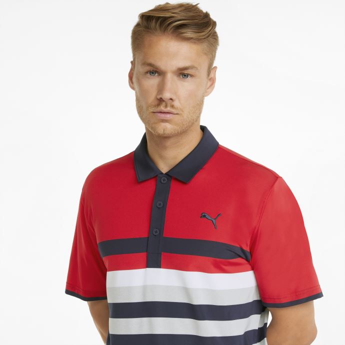 Polo De Golf Puma Canada Patrouille-bright White Mattr One Way Pour Homme
