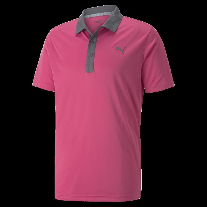 Puma Canada Gamer Polo De Golf Pour Homme Sunset Pink-quiet Shade
