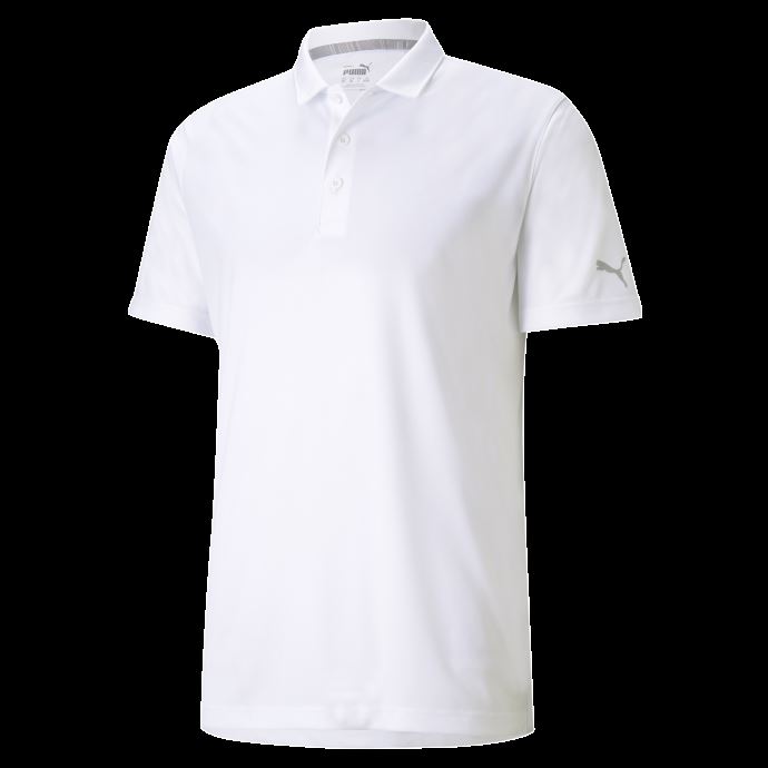 Polo De Golf Gamer Blanc Brillant Pour Hommes Puma Canada
