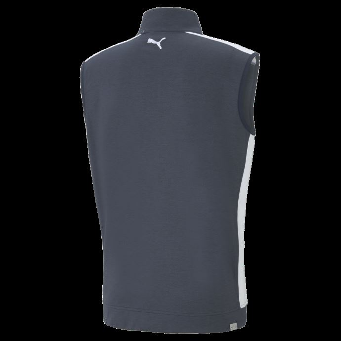 Gilet De Golf Puma Canada Cloudspun T7 Pour Homme Blazer Bleu Marine-blanc Brillant