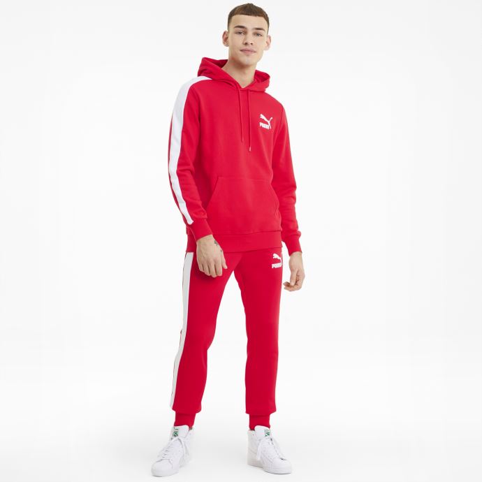 Sweat à Capuche Iconique T7 Pour Homme Puma Canada High Risk Rouge
