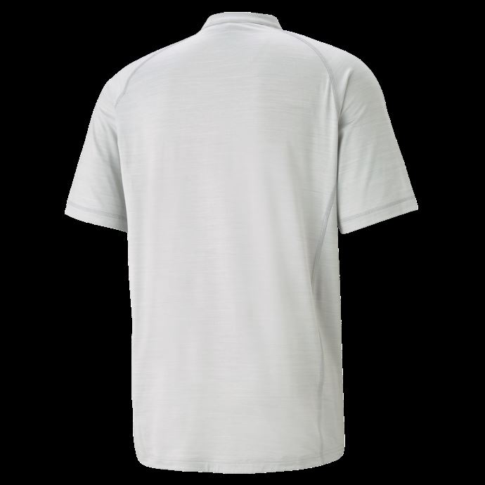 Puma Canada Polo De Golf à Taille Haute Heather Egw Cloudspun Mat Henley Pour Hommes
