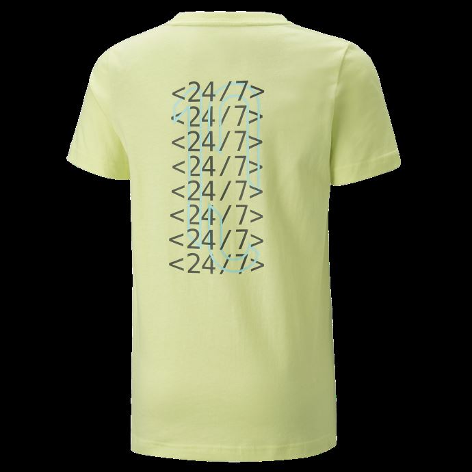 Puma Canada Fresh Jaune Neymar Jr 24-7 T-shirt De Football Graphique Jeunesse