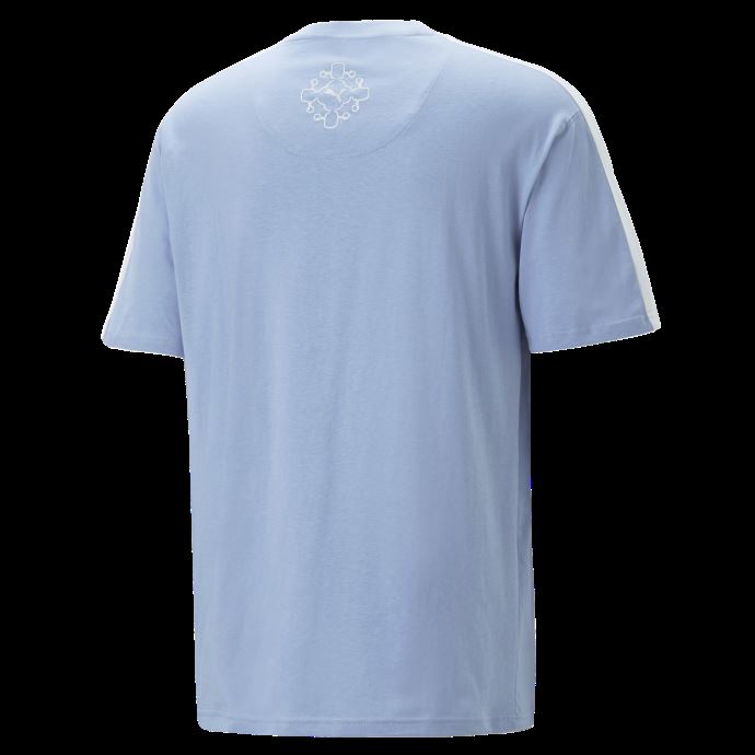 T-shirt Puma Canada X Memphis Depay T7 Bleu Délavé