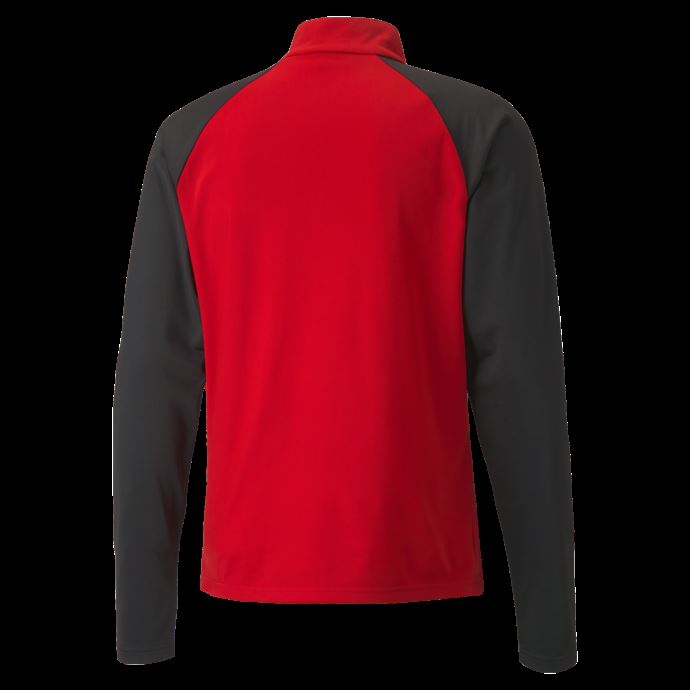 Haut De Football Teamliga Quarter-zip Pour Hommes Puma Canada Rouge-noir