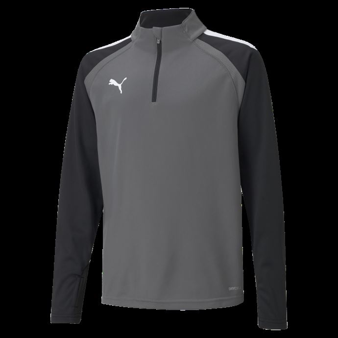 Haut De Football Teamliga Quarter-zip Junior Puma Canada Smoked Pearl-white