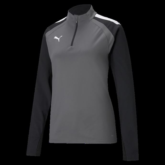 Haut De Football Teamliga Quarter-zip Femme Puma Canada Smoked Pearl-white