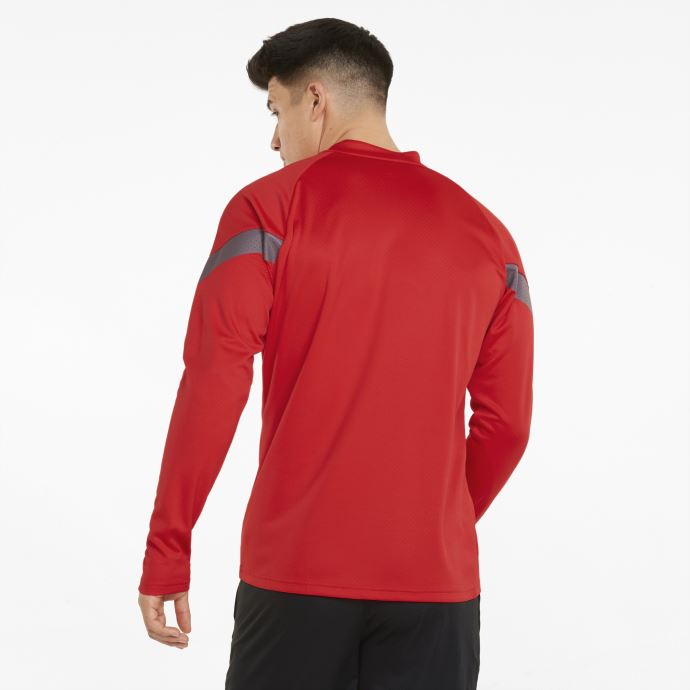 Haut De Football à Quart De Zip D'entraînement Teamfinal Rouge-perle-argent Pour Hommes Puma Canada