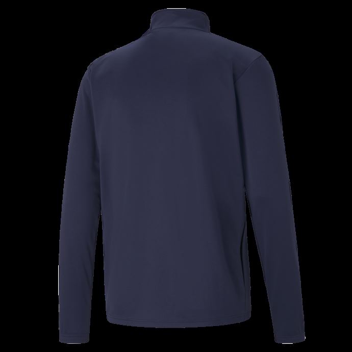 Puma Canada Peacoat-white Teamrise Veste De Football En Polyester Pour Hommes