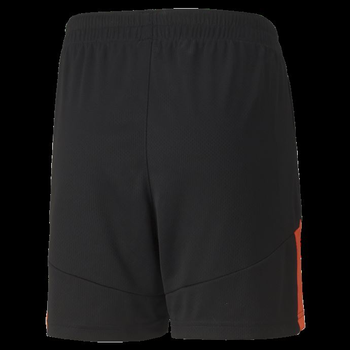 Puma Canada Black-fiery Coral Individualfinal Short D'entraînement De Football Jeunesse
