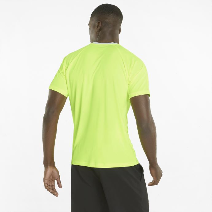 Puma Canada Alerte Jaune-t-shirt Teamliga Noir Pour Homme