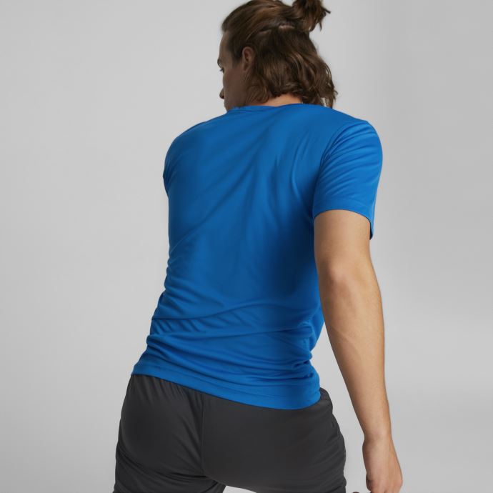 Individualrise Football Logo Tee Men Electric Blue Limonade-peacoat Puma Canada