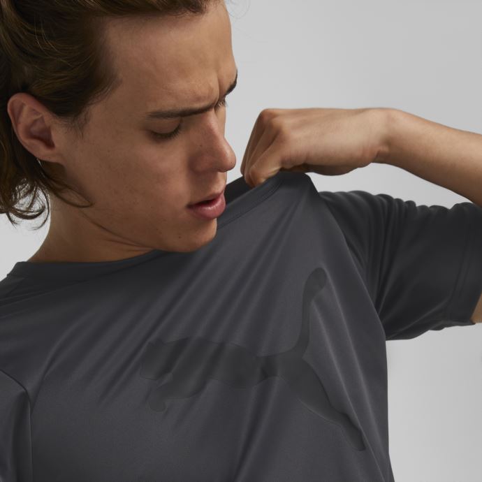 Individualrise Football Logo Tee Hommes Puma Canada Asphalte-noir
