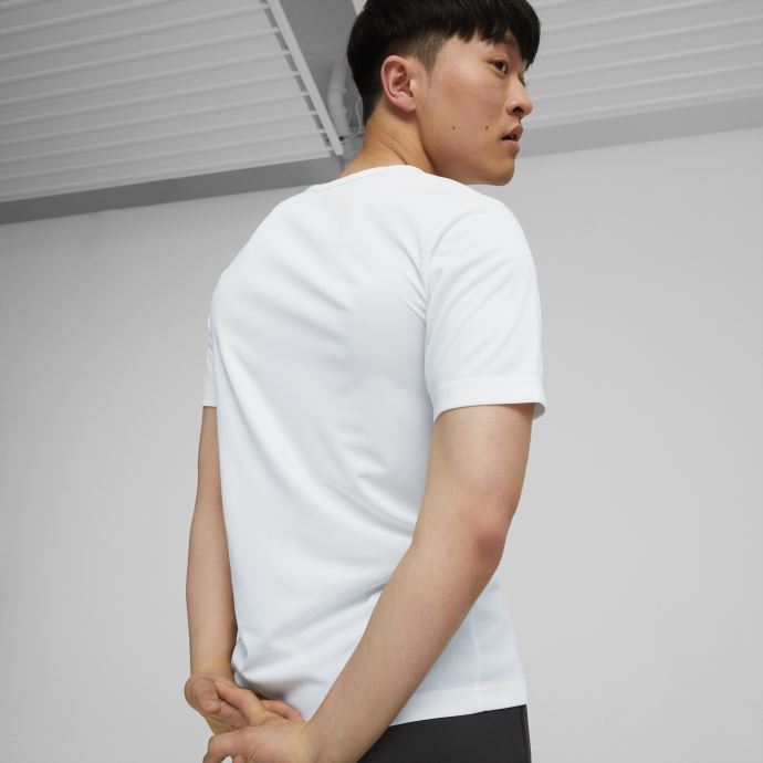 Puma Canada Individualrise Football Logo Tee Hommes Blanc-noir