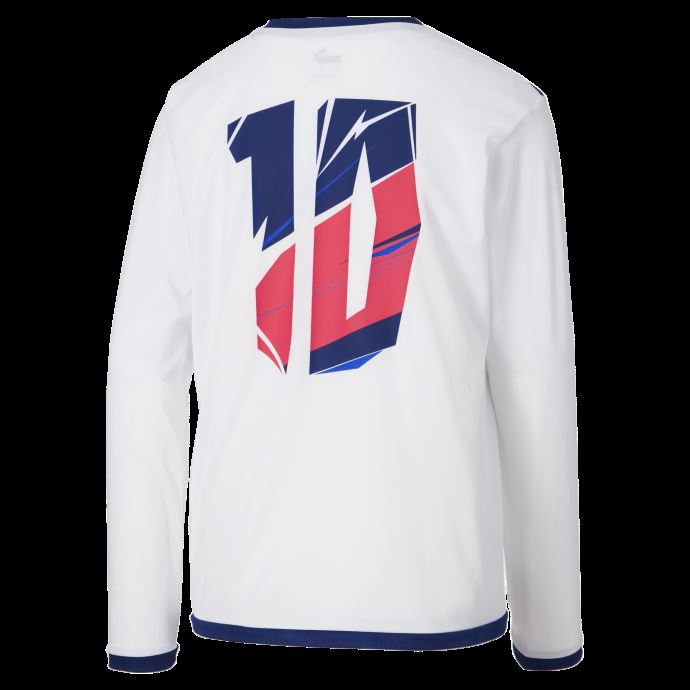 Puma Canada X Christian Pulisic Cp10 Maillot De Foot Manches Longues Grand Enfant Blanc