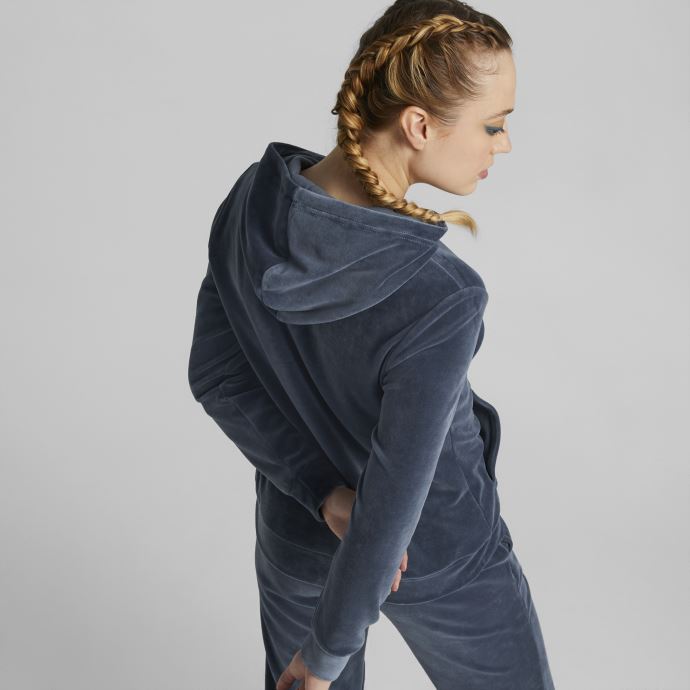 Soiree Sky Essentials+ Chandail à Capuchon En Velours Femmes Puma Canada