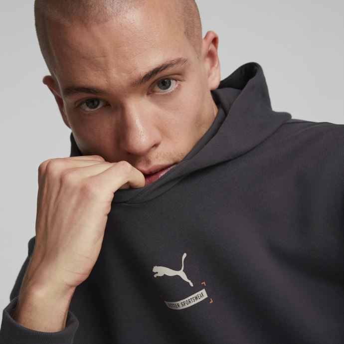 Sweat à Capuche Puma Canada Phantom Noir Mieux Pour Homme