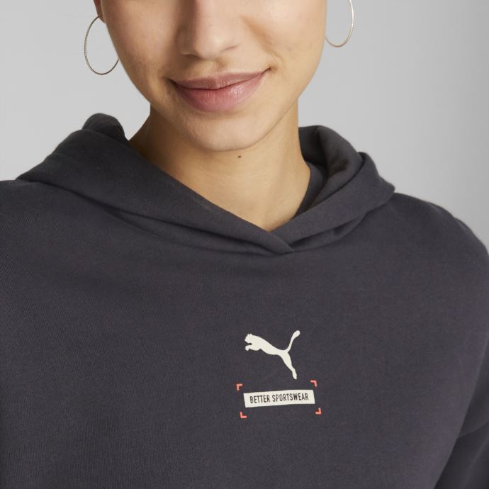 Meilleur Sweat à Capuche Femme Puma Canada Phantom Noir