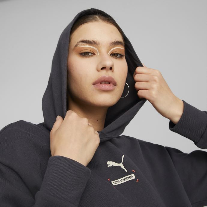 Meilleur Sweat à Capuche Femme Puma Canada Phantom Noir
