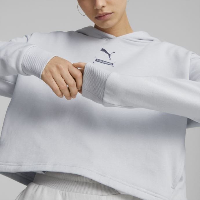 Sweat à Capuche Better Femme Gris Platine Puma Canada