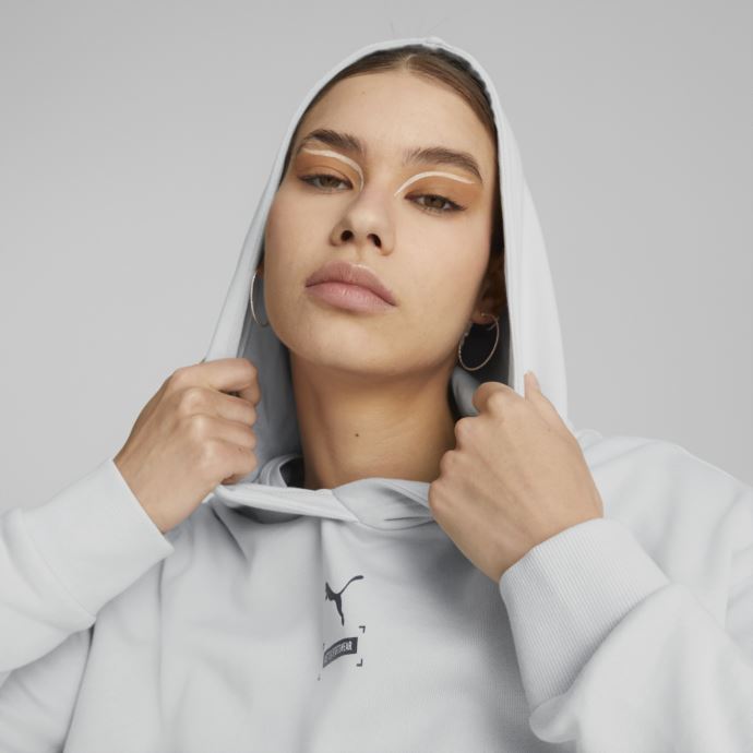 Sweat à Capuche Better Femme Gris Platine Puma Canada
