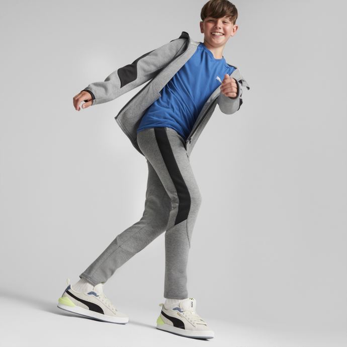 Veste Evostripe Full-zip Junior Gris Moyen Chiné Puma Canada