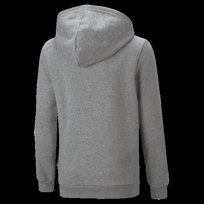 Sweat à Capuche Zippé Essentials Tape Pour Enfant Puma Canada Gris Moyen Chiné