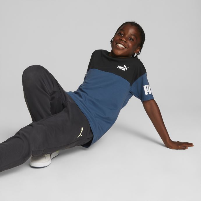 Puma Canada Lac Bleu Power Color Block T-shirt Jeunesse