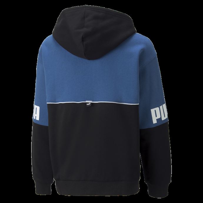 Sweat à Capuche Zippé Power Pour Jeunes Lac Bleu Puma Canada
