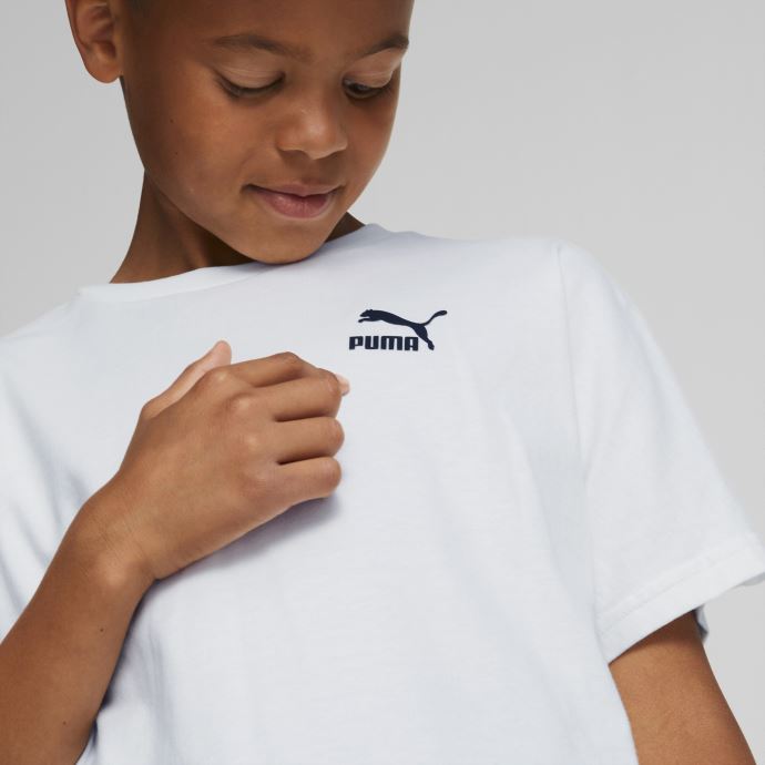 Puma Canada Blanc Classics Matchers Tee Jeunesse
