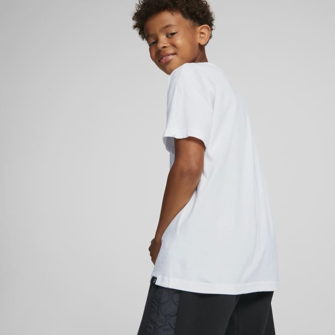 Puma Canada Blanc Classics Matchers Tee Jeunesse
