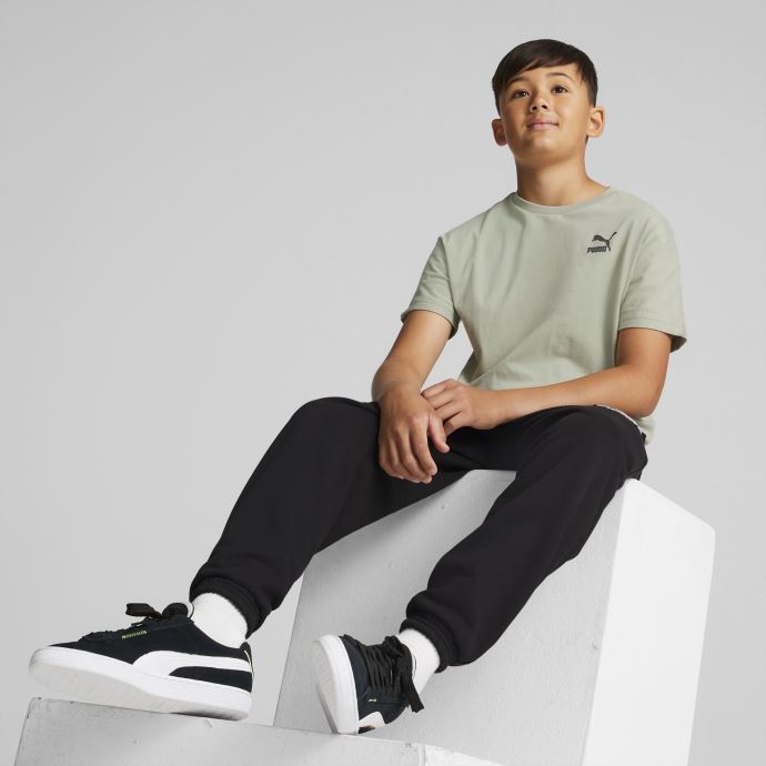 Puma Canada Pebble Grey Classics Matchers T-shirt Jeunesse
