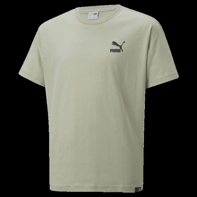 Puma Canada Pebble Grey Classics Matchers T-shirt Jeunesse
