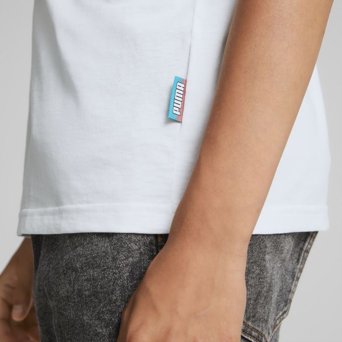 T-shirt Fandom Jeunesse Blanc Puma Canada
