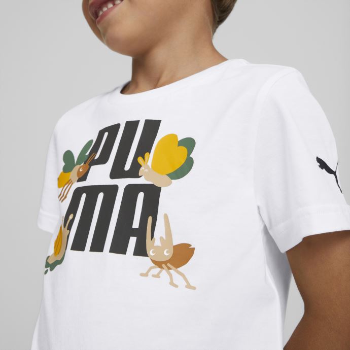 T-shirt Petit Monde Blanc Enfant Puma Canada