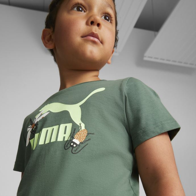 Petit Monde Tee Enfants Puma Canada Deep Forest