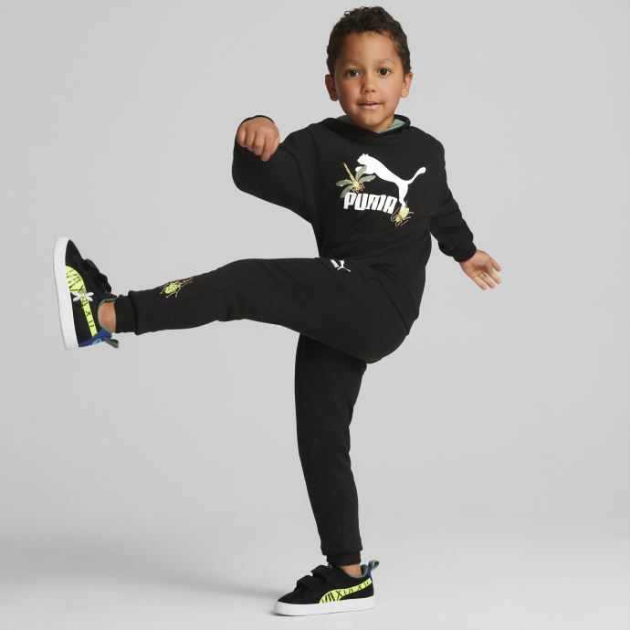 Sweat à Capuche Small World Enfant Noir Puma Canada